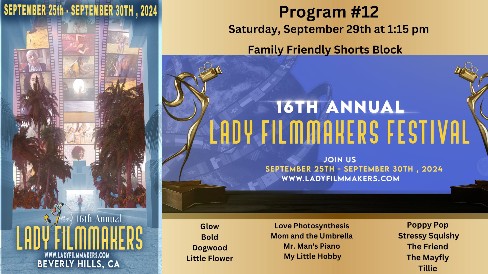 Program #12 Family Friendly Short Films