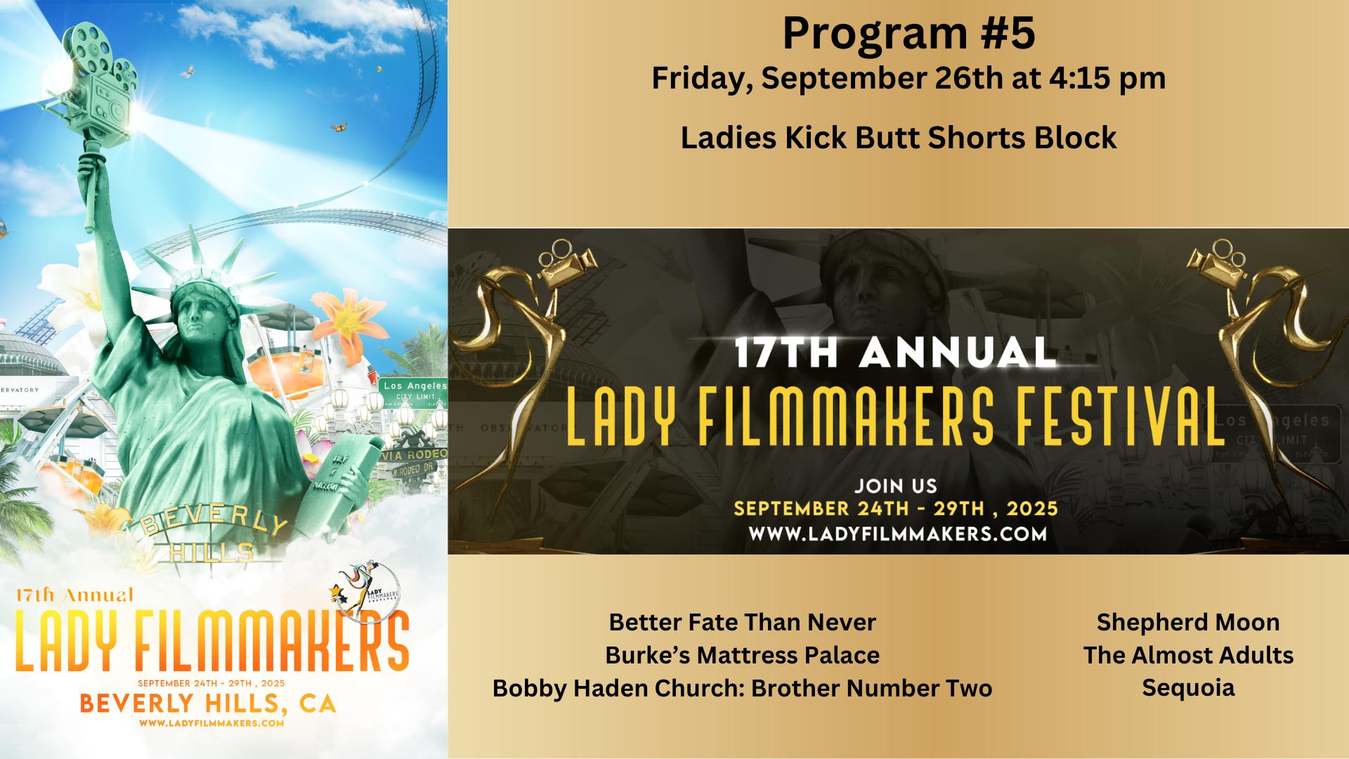 Ladies Kick Butt Shorts Program #5