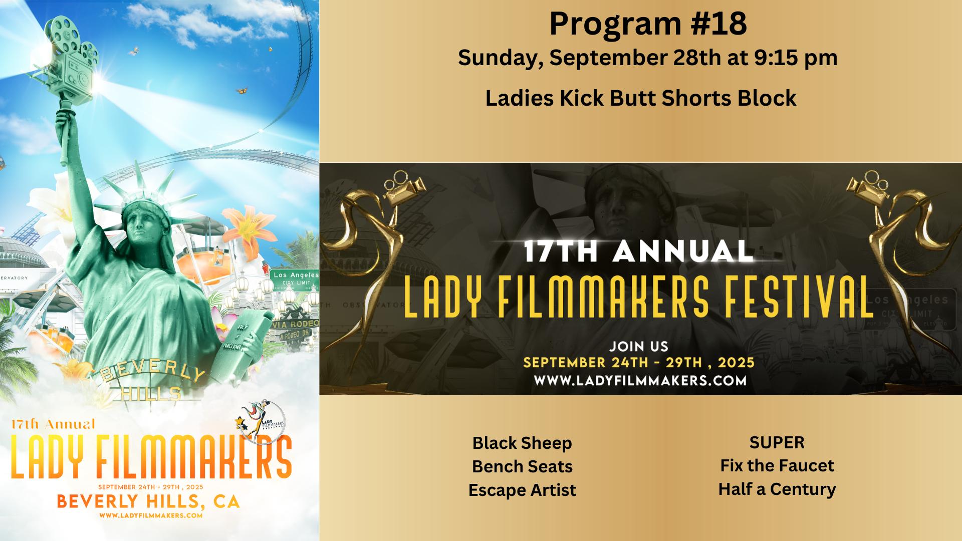 Ladies Kick Butt Shorts Block Program #18 