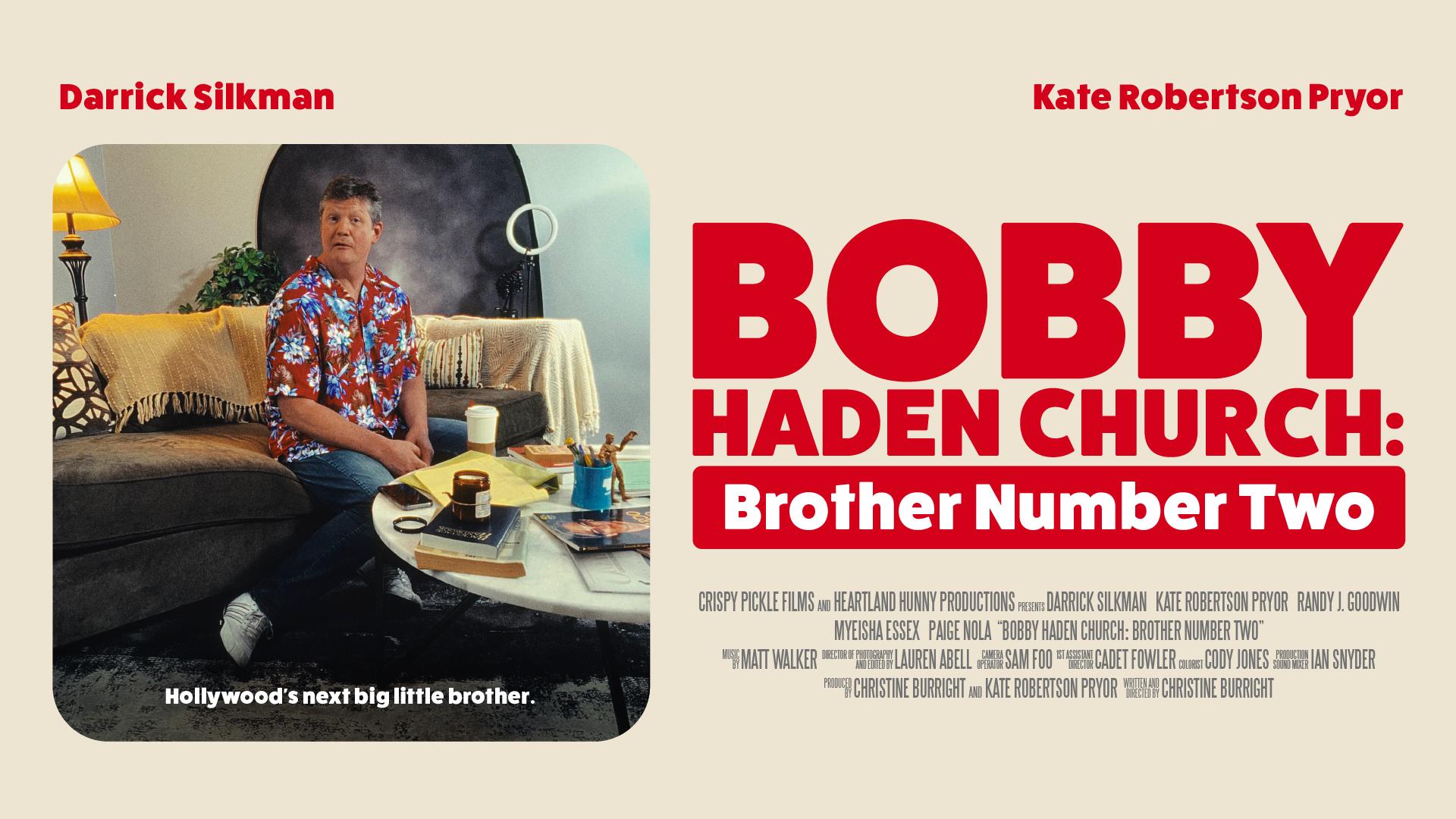 Bobby Haden Church: Brother Number Two Bobby Haden Church: Brother Number Two